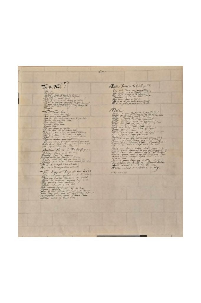 Pink Floyd — The Wall, volledig origineel dubbel vinyl, Gebruikt, Inclusief binnenhoes, Ophalen of Verzenden, Dubbel-LP