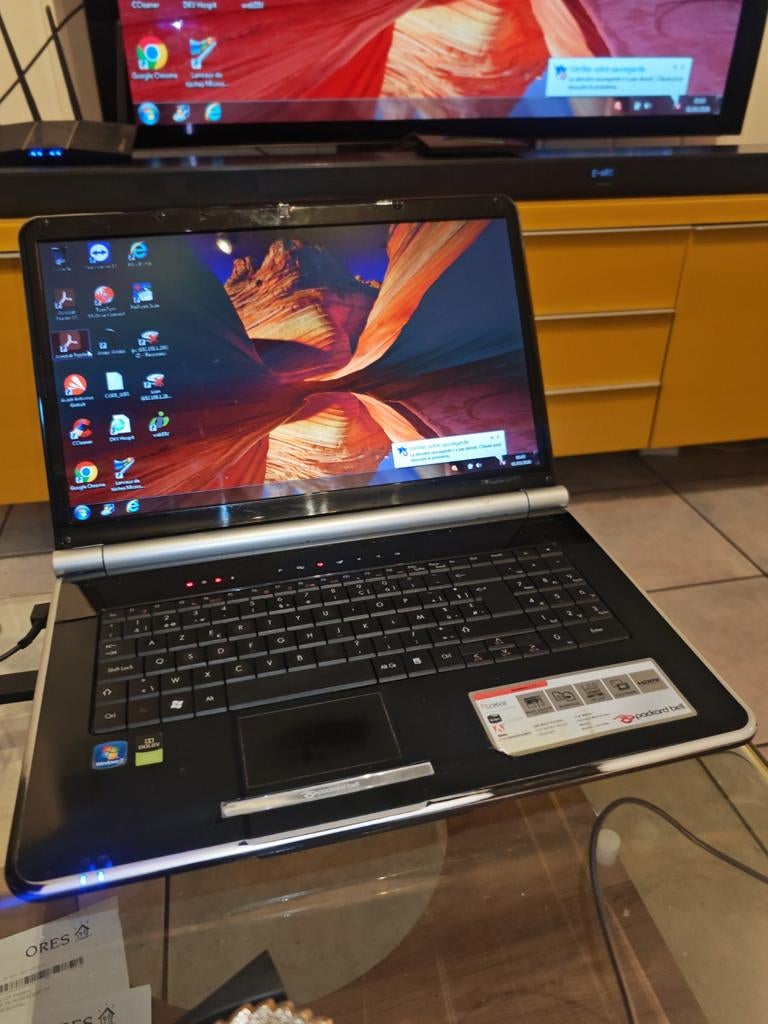 Portable Packard Bell 17 (Grand Écran) fonction parfaitement, Enlèvement ou Envoi