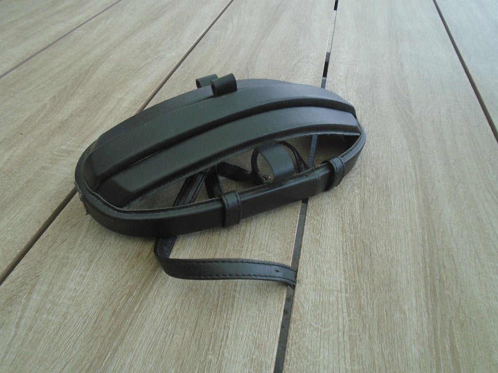 leder retro-vintage worstenhelm, 50€, Ophalen of Verzenden, Zo goed als nieuw, M, Heer of Dame