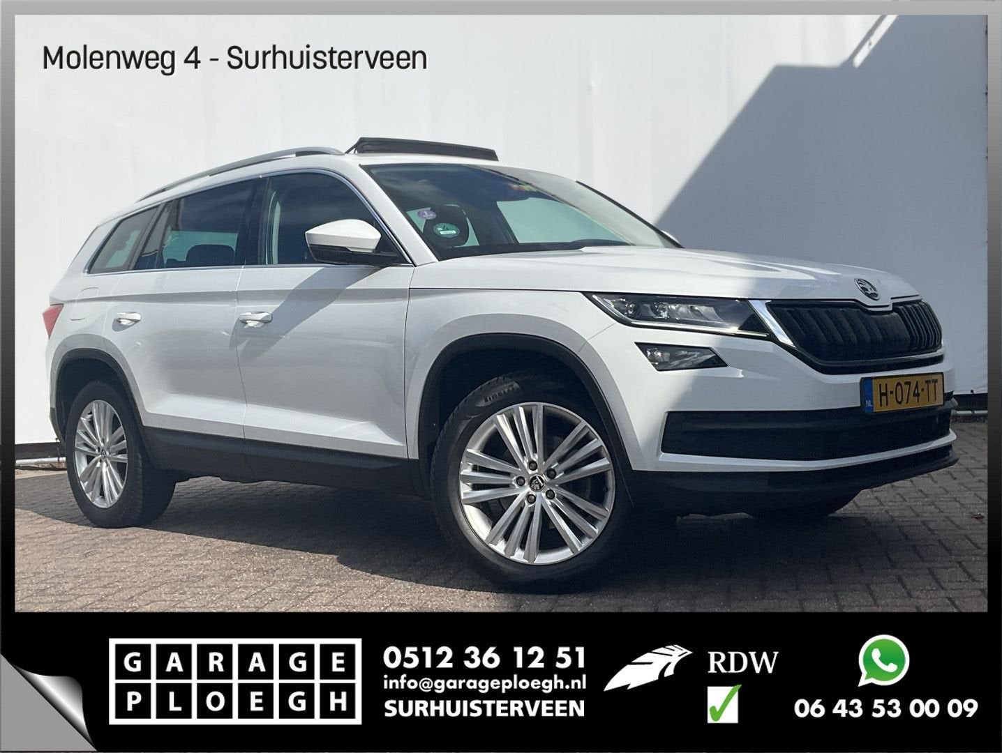 Skoda Kodiaq 7-Pers 1.5 TSI Aut7 Limited 7P Pano Adapt.Cruis, Auto's, Automaat, 177 g/km, Overige modellen, Adaptive Cruise Control
