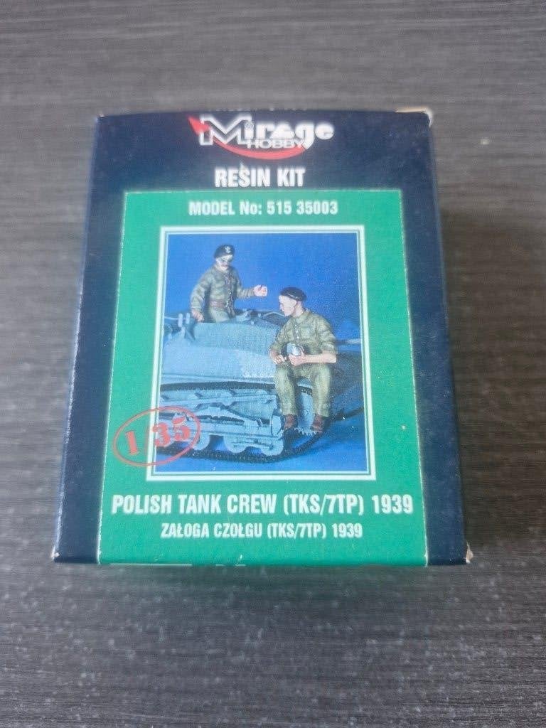 Mirage Hobby 1/35 Polish Tank Crew 1939 2 Figs., Ophalen of Verzenden, Nieuw, 1:35 tot 1:50, Figuur of Figuren