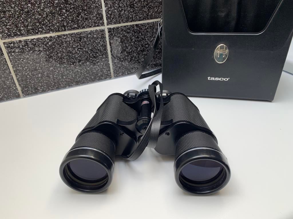 Tasco verrekijker 7x50 + tas midel 305, Ophalen, Zo goed als nieuw