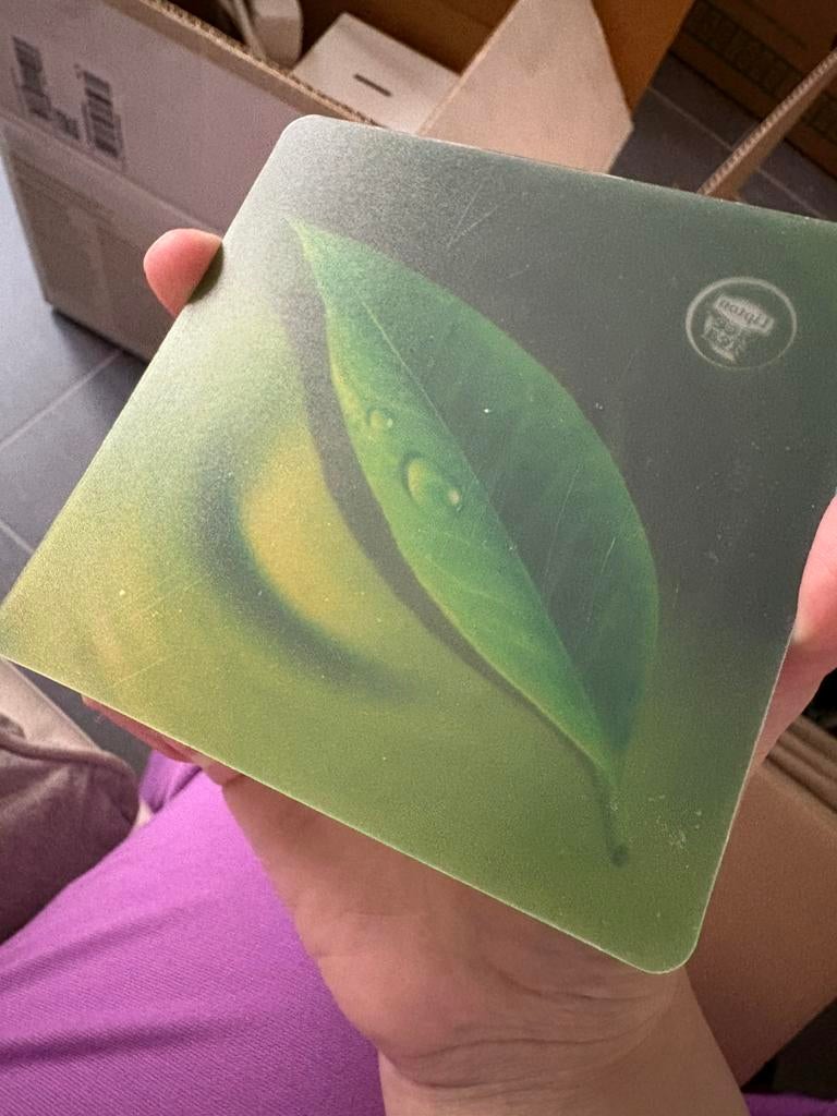 Pile de sous-verres en plastique pour verres de Lipton., Enlèvement ou Envoi, Utilisé, Verre ou Tasse