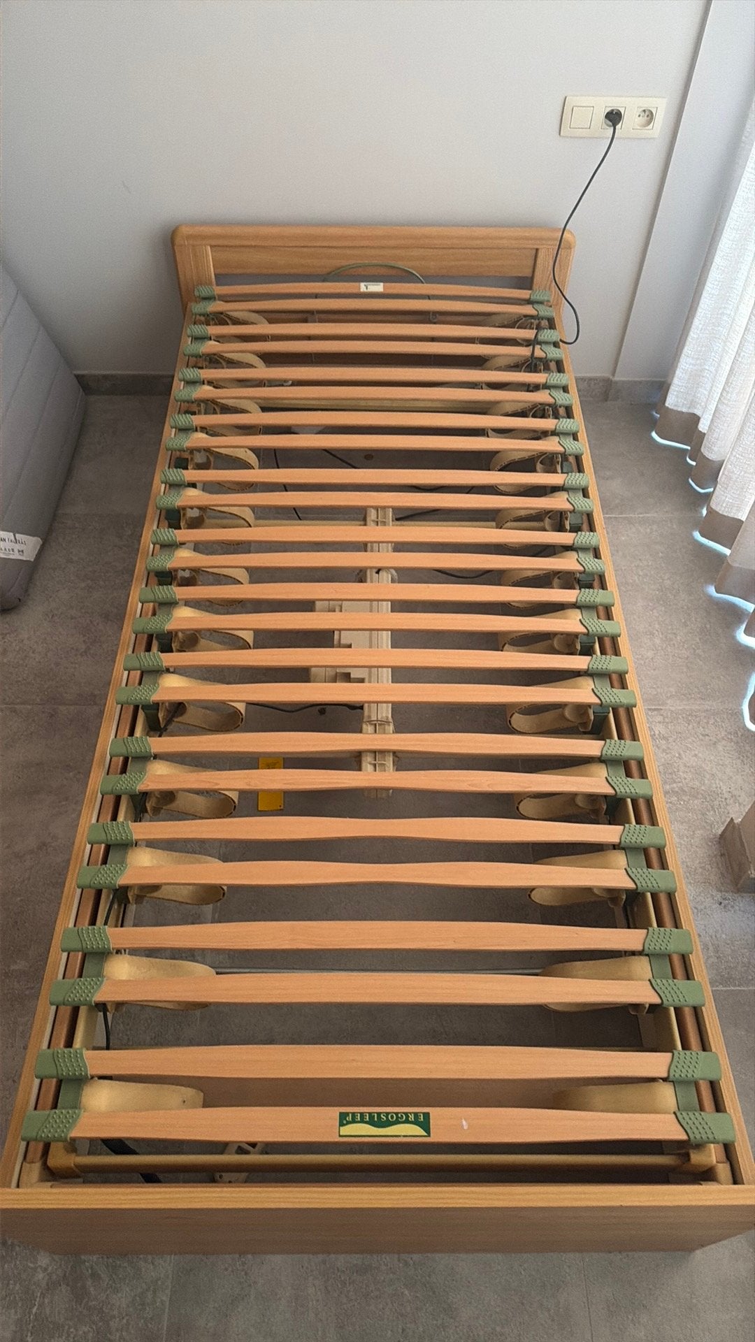 Ergosleep elektrische lattenbodem, Ophalen, Gebruikt, 90 cm, Eenpersoons