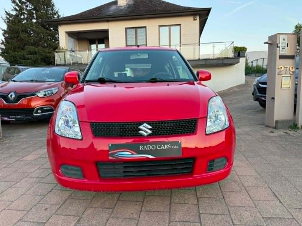 Suzuki Swift benzine van 2006, Autos, Suzuki, Rouge, Achat, Vitres électriques, Entreprise