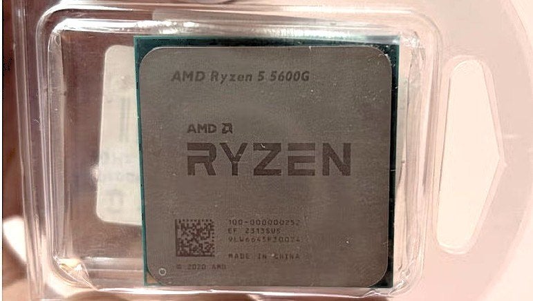 AMD 5600G processor, Informatique & Logiciels, 6-core, 4 Ghz ou plus, Enlèvement, Socket AM4