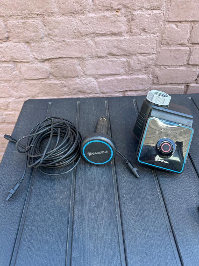 Gardena Bluetooth programma computer en vochtigheidsmeter, Tuin en Terras, Bewateringscomputers, Ophalen, Zo goed als nieuw