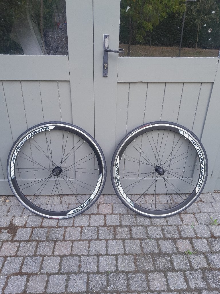 Merida fietswielen, Fietsen en Brommers, Fietsonderdelen, Ophalen, Zo goed als nieuw, Racefiets, Aluminium