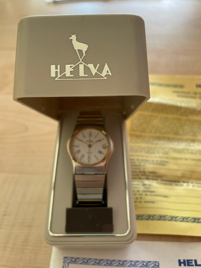 HELVA eerste kwaliteit zwitserse dames horloge, Ophalen, Zo goed als nieuw