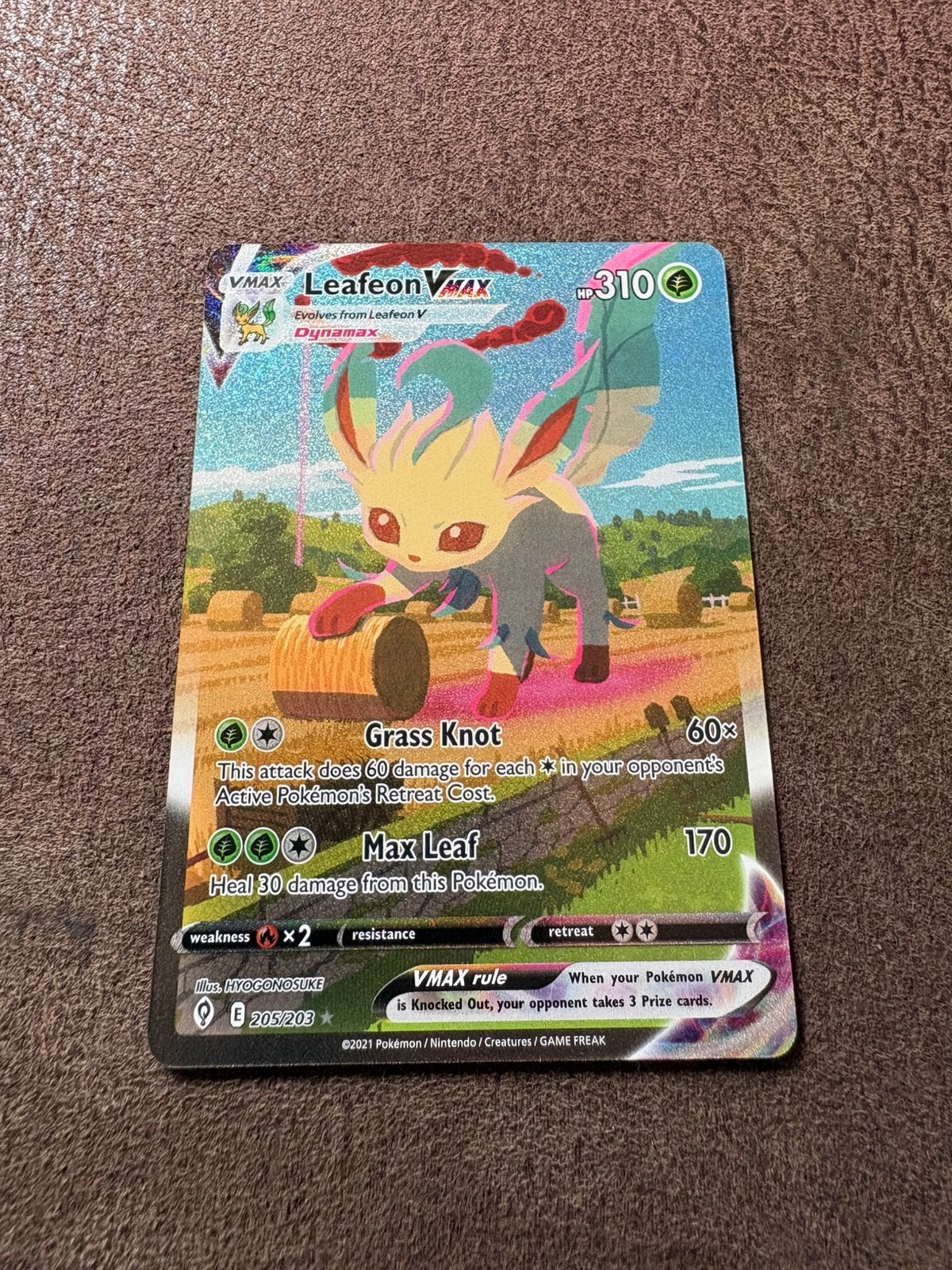 Leafeon 205, Hobby en Vrije tijd, Verzamelkaartspellen | Pokémon, Ophalen of Verzenden, Zo goed als nieuw