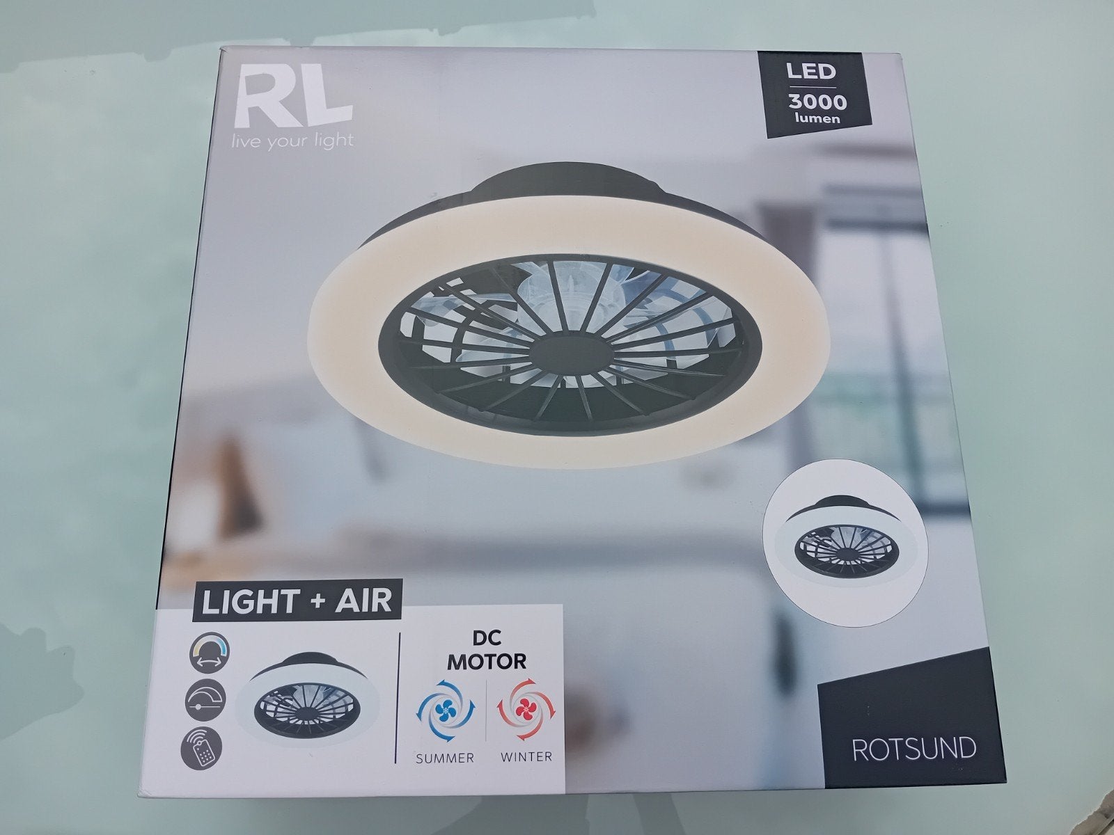 Nieuwe plafondventilator met licht, Ophalen, Plafondventilator