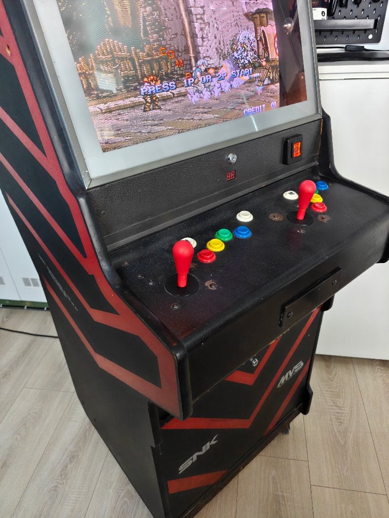 Electrocoin Neo Geo MVS 6-slot arcade + 108-in-1, Verzamelen, Euro, Ophalen, Gebruikt, Met sleutels