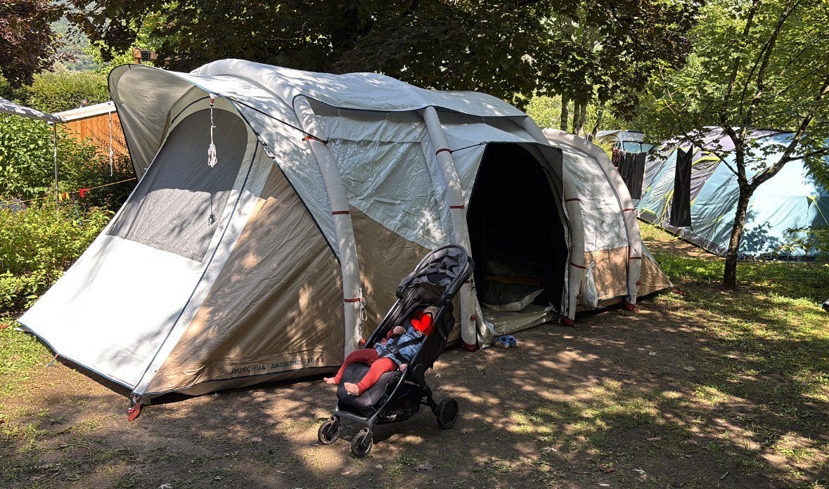 Airsecond 6.3 fresh & black camping tent/decathlon - quechua, Ophalen, Zo goed als nieuw