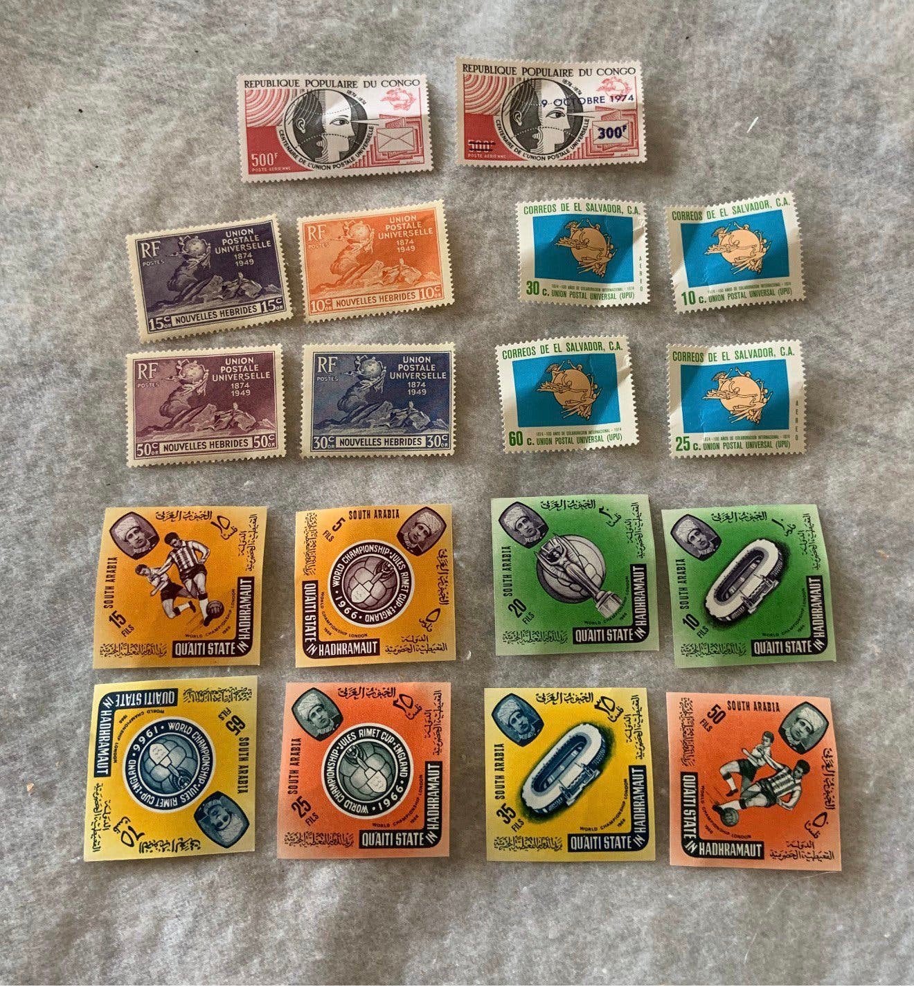 Timbre d'Afrique du Sud (série de timbres, 1874, 1949, 1974), Timbres & Monnaies, Enlèvement ou Envoi, Afrique du Sud, Non oblitéré