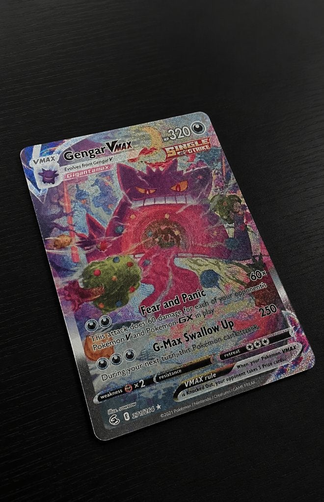 Gengar VMAX, Envoi, Comme neuf, Cartes en vrac, Foil
