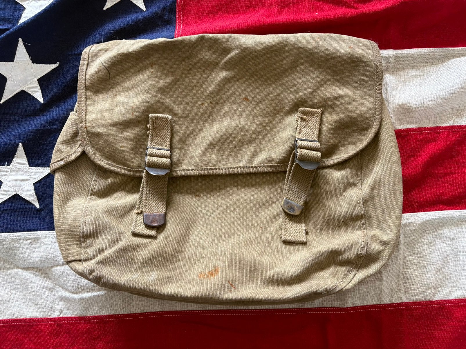 US WW2 musette bag ‘41, Ophalen of Verzenden