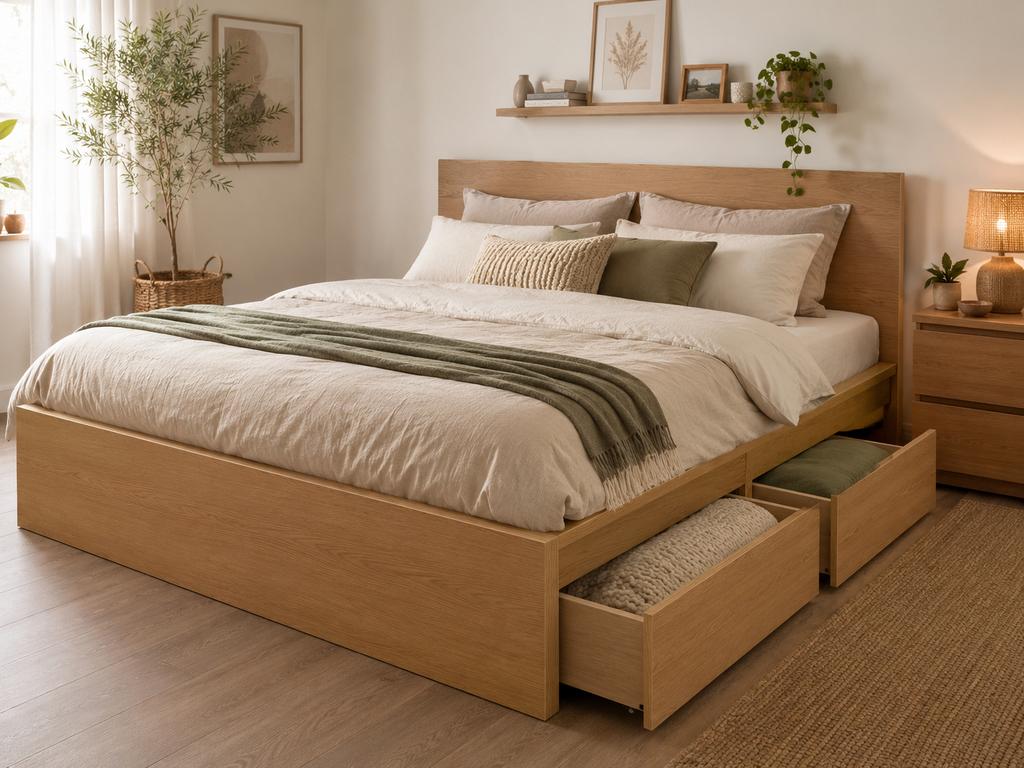 Bedlades geschikt voor Ikea Malm bed, Enlèvement, Comme neuf