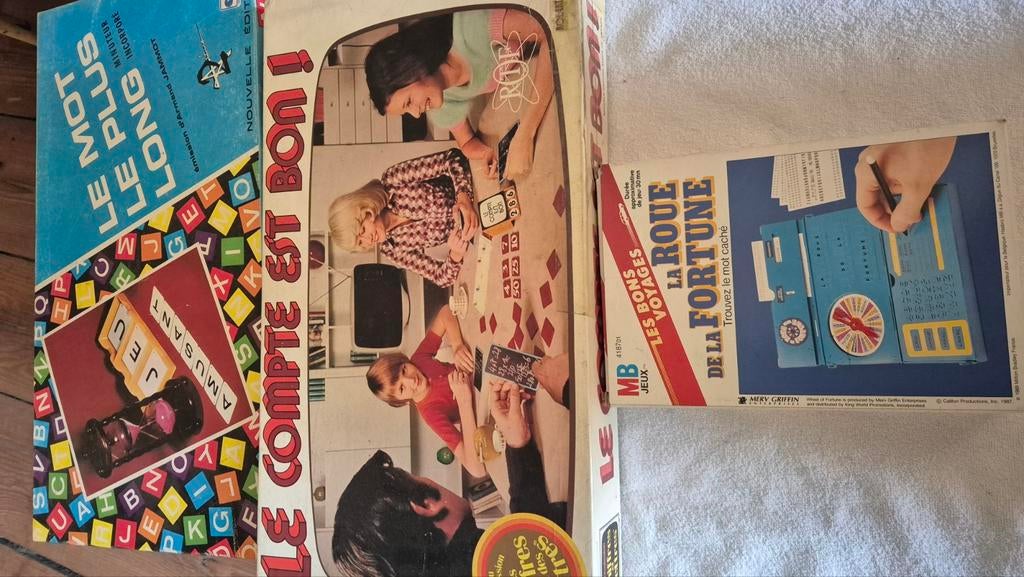 Le mot le + long, le compte est bon et la roue de la fortune, Enlèvement ou Envoi