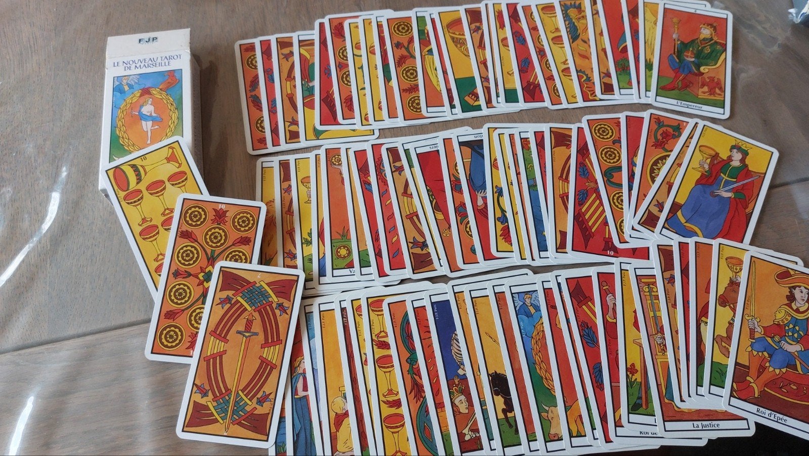 Jeu Le Nouveau Tarot de Marseille - FJP Paris - Vintage -, Enlèvement ou Envoi