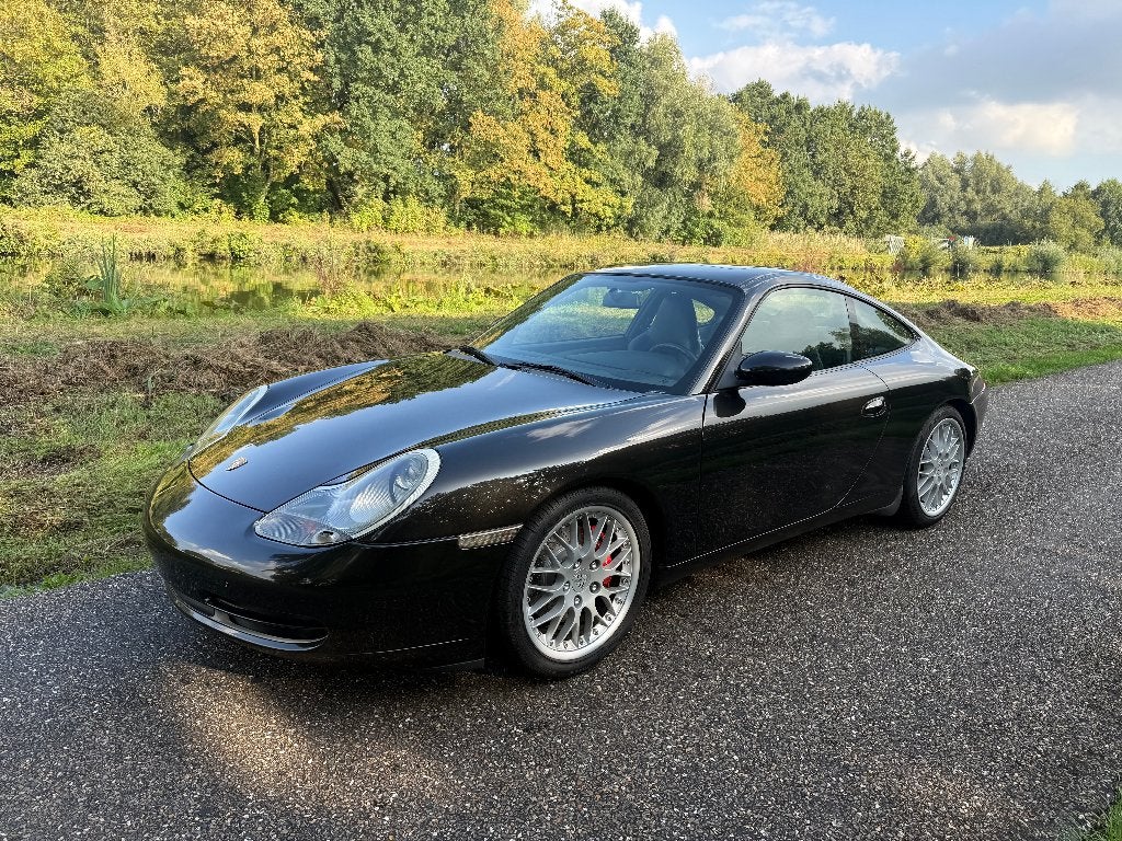 Porsche 911 996 3.4 Carrera 2 1999 zwart, Auto's, 4 zetels, Achterwielaandrijving, Zwart, Zwart