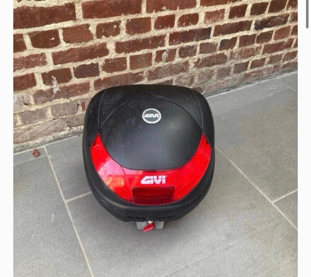 Givi koffer, Ophalen, Gebruikt