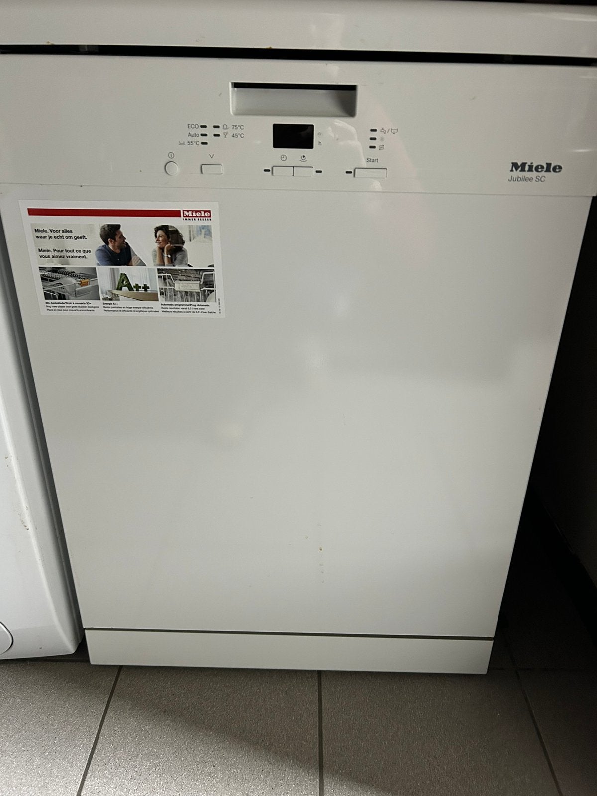 Miele vaatwas, Electroménager, Lave-vaisselle, Enlèvement, Comme neuf, Encastré