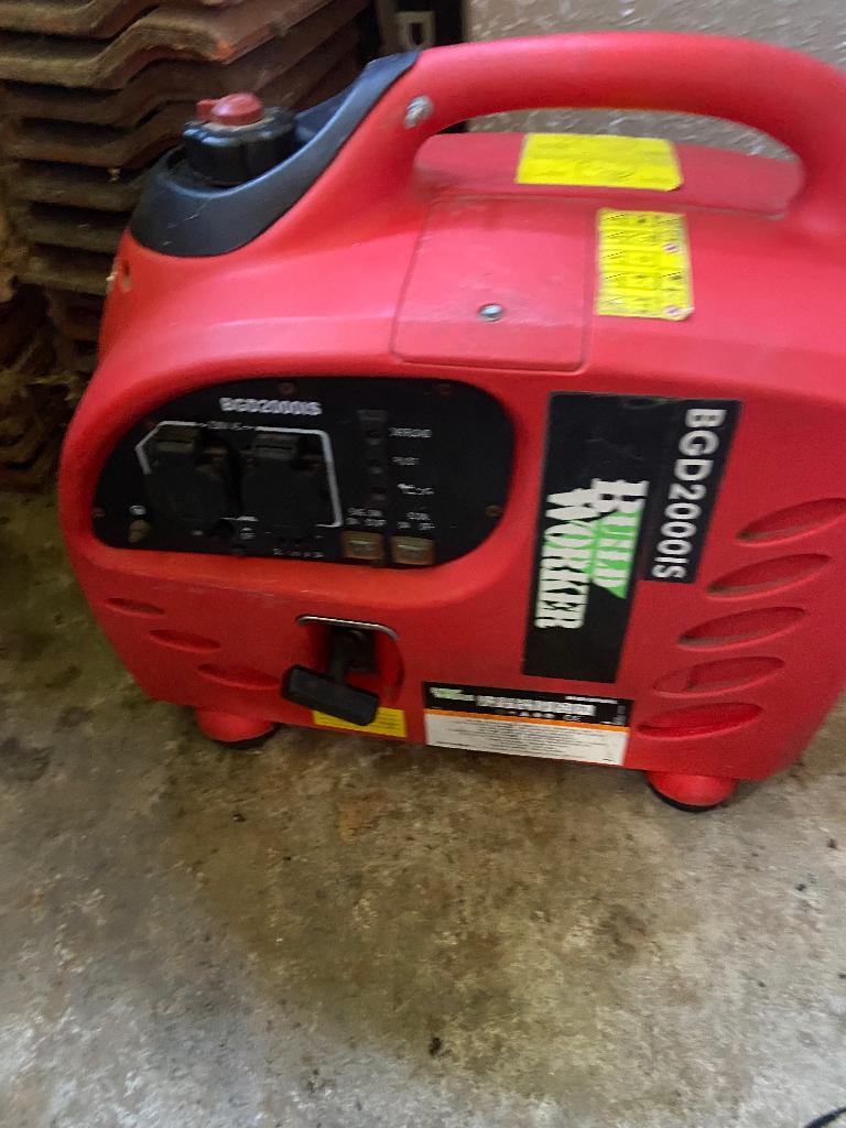 Generator, Ophalen, Gebruikt, Benzine, Geluidgedempt