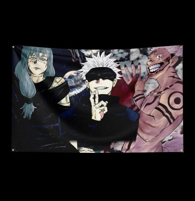Grote vlaggen Jujutsu Kaisen (150x90cm), Ophalen of Verzenden, Nieuw