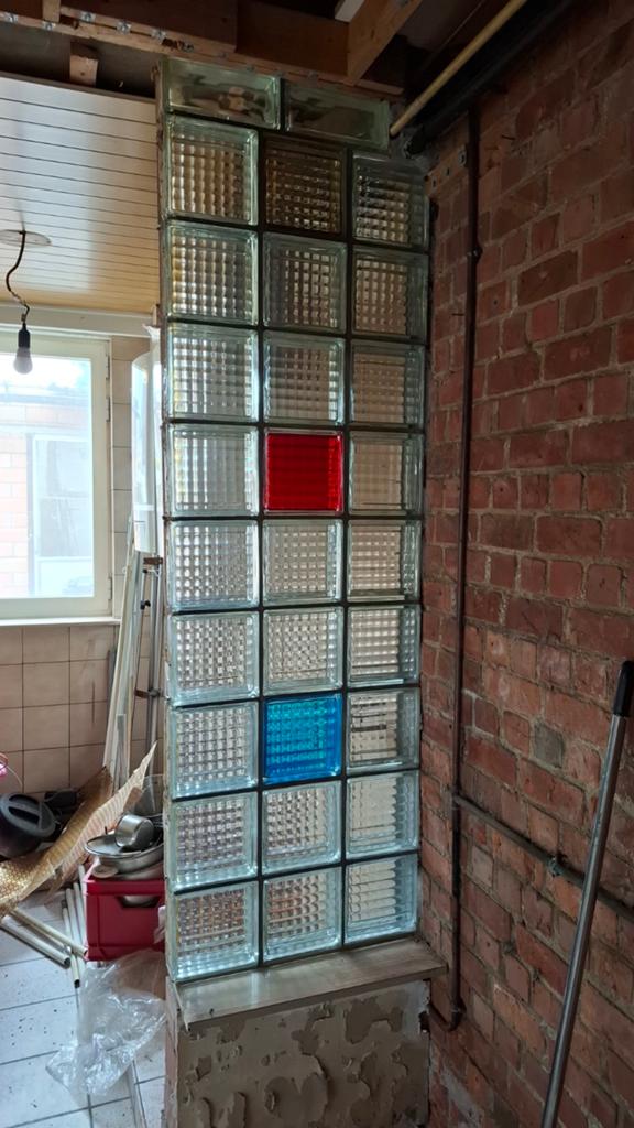 Glasblokken, Ophalen