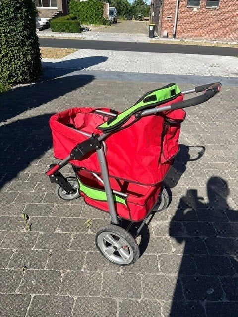 Hondenbuggy, Ophalen, Gebruikt