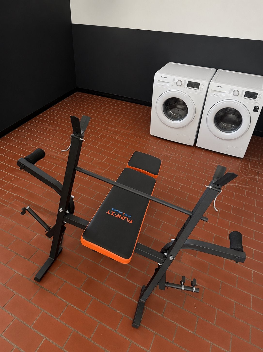 Fitness bank, Sport en Fitness, Ophalen, Zo goed als nieuw