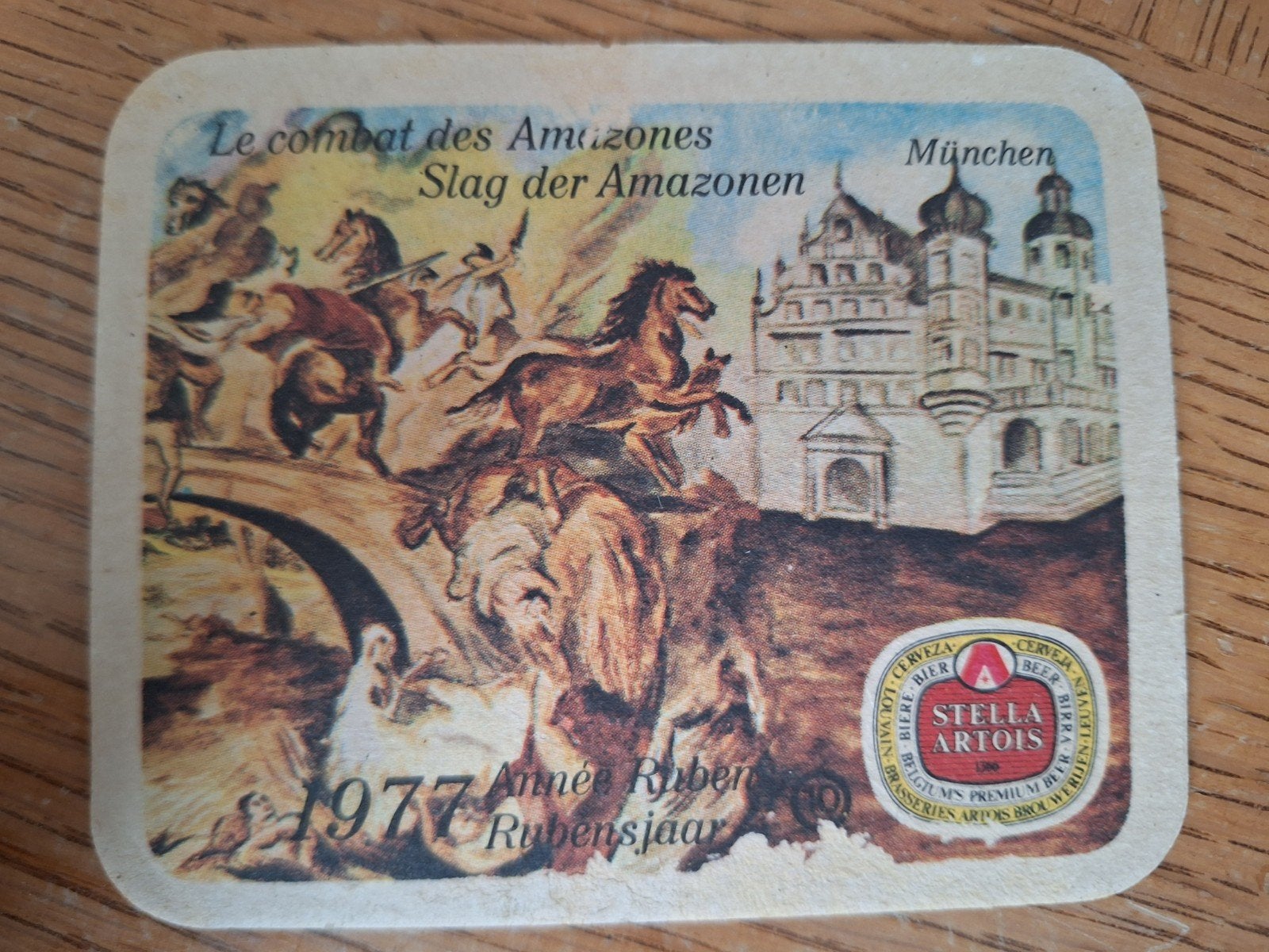 oud bierviltje brouwerij AB Inbev Stella Artois bier Leuven, Verzamelen, Ophalen of Verzenden, Stella Artois