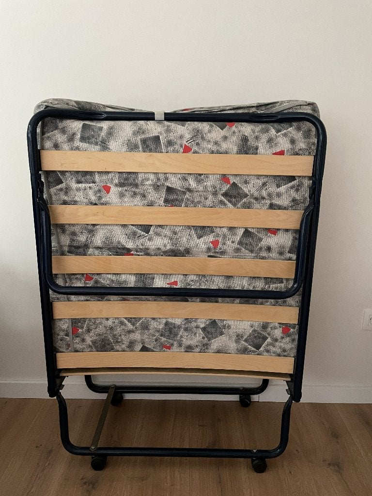 logeer/vouwbed te koop, Huis en Inrichting, Slaapkamer | Bedden, Ophalen, Gebruikt, Eenpersoons