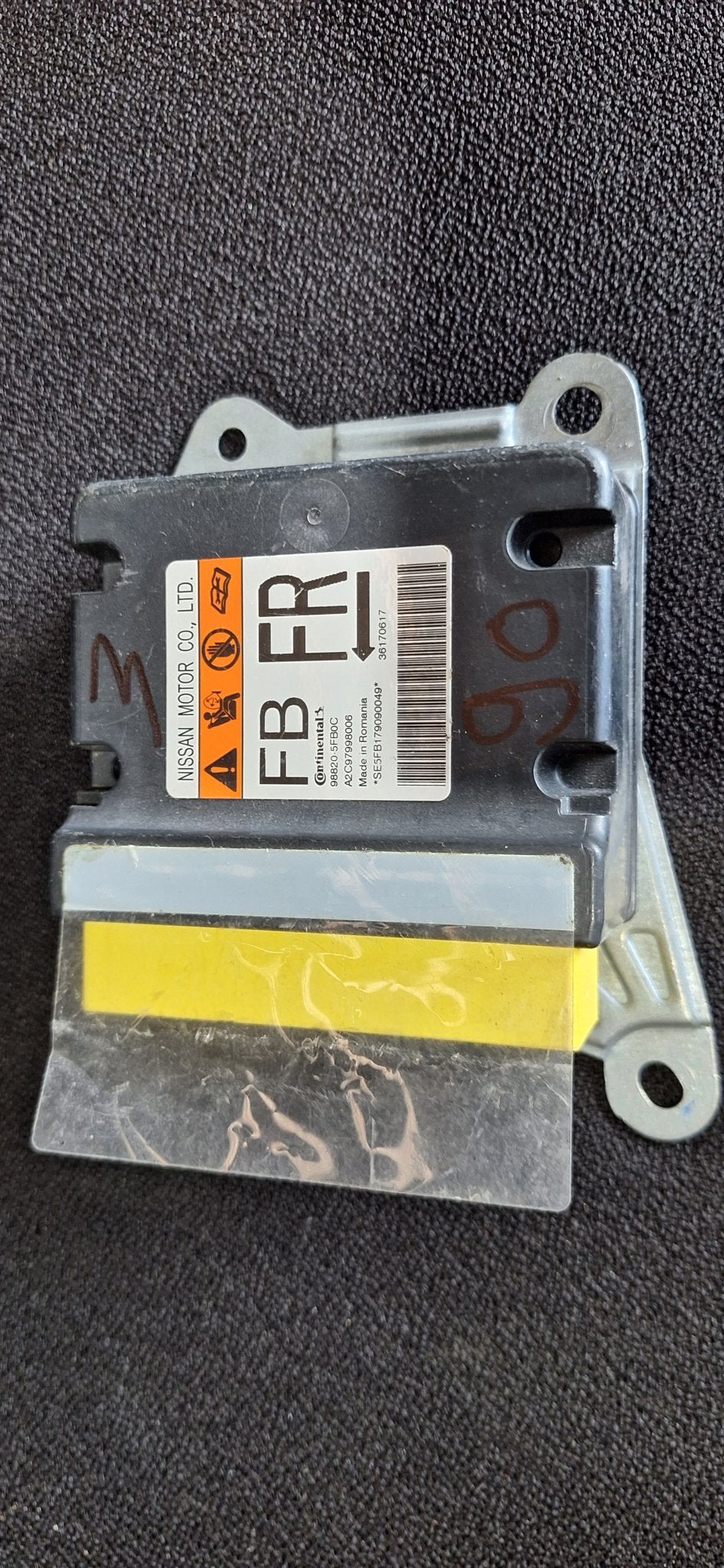 Originele Airbag Stuurmodule Computer Sensor Nissan Micra -, Gebruikt, -, -, Ophalen of Verzenden