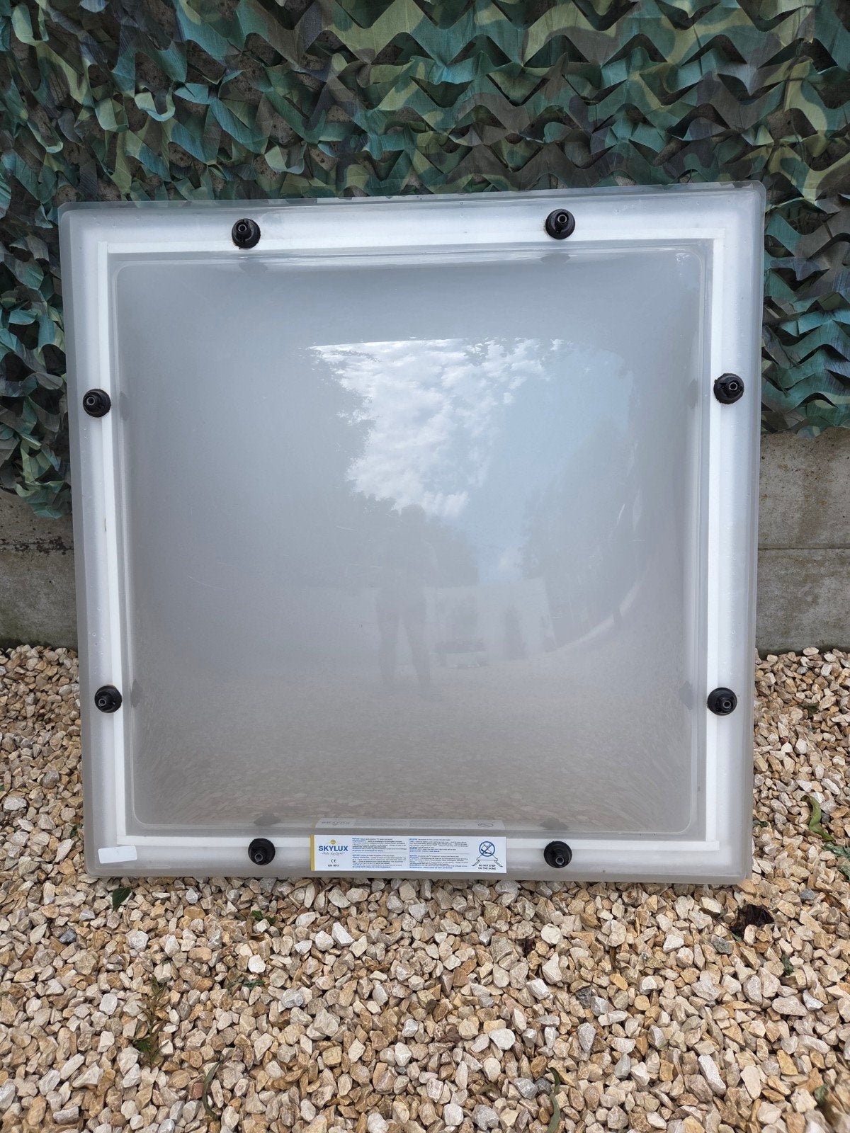 Skylux driewandige koepel, opaal, 86x86, Doe-het-zelf en Bouw, Glas en Ramen, Ophalen
