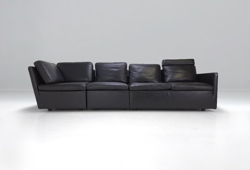 Durlet Coco moduleerbare sofa, Ophalen of Verzenden, Vierpersoons of meer, Hoekbank, Leer