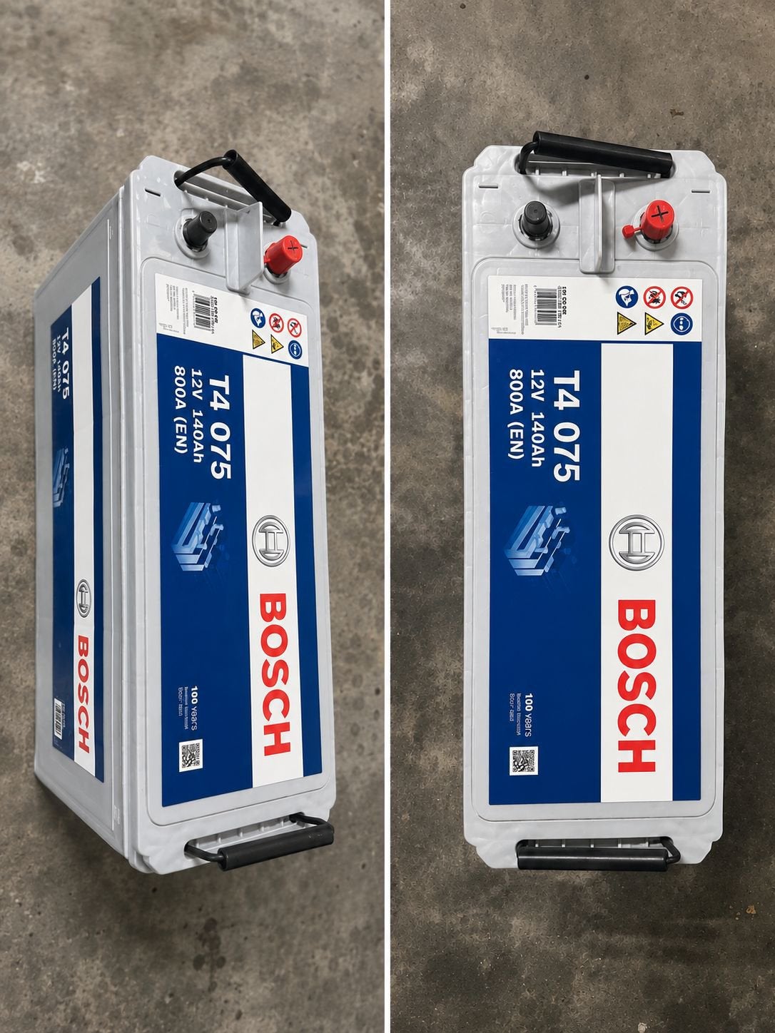 Batterie Bosch T4 075 — Neuve, Enlèvement, Comme neuf