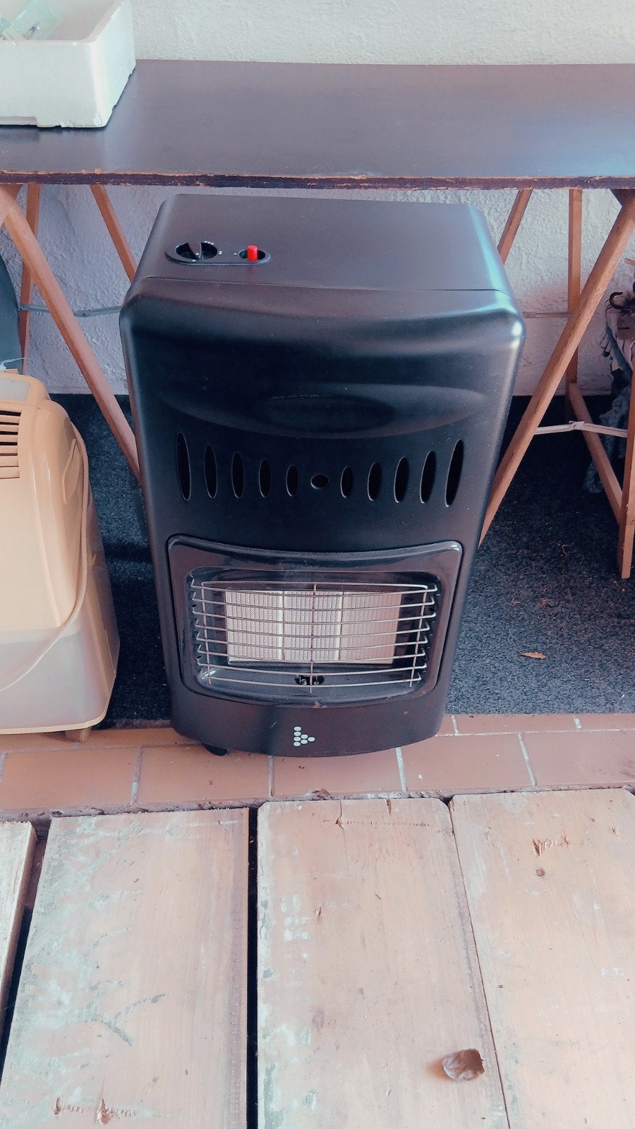 Gaskachel met gasfles, Huis en Inrichting, Kachels, Ophalen, Gaskachel