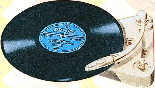 platine pickup vintage, Ophalen of Verzenden, Platenspeler, Philips