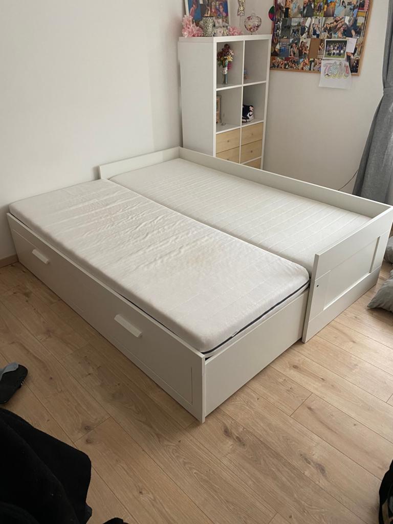 Lit banquette une ou 2 personnes, Enlèvement, Utilisé, 200 cm, Réglable