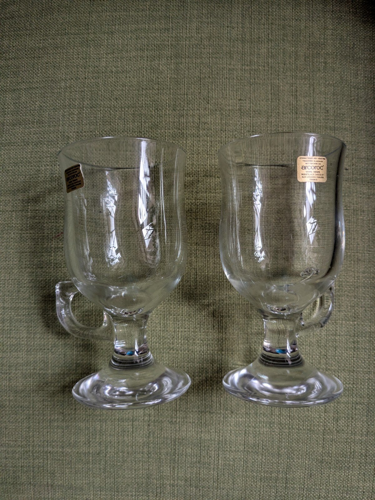 2 Arcoroc Irish Coffee-glazen – Vintage, Ophalen
