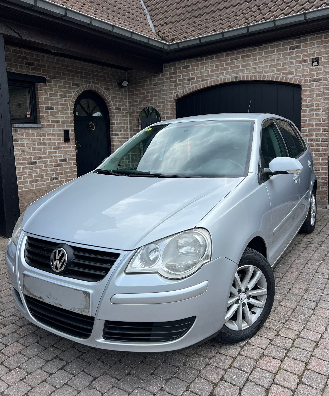 Vw polo 1.2i/1proprietaire/2008/euro4/ctok/130000km, Voorwielaandrijving, Stof, Zwart, Particulier