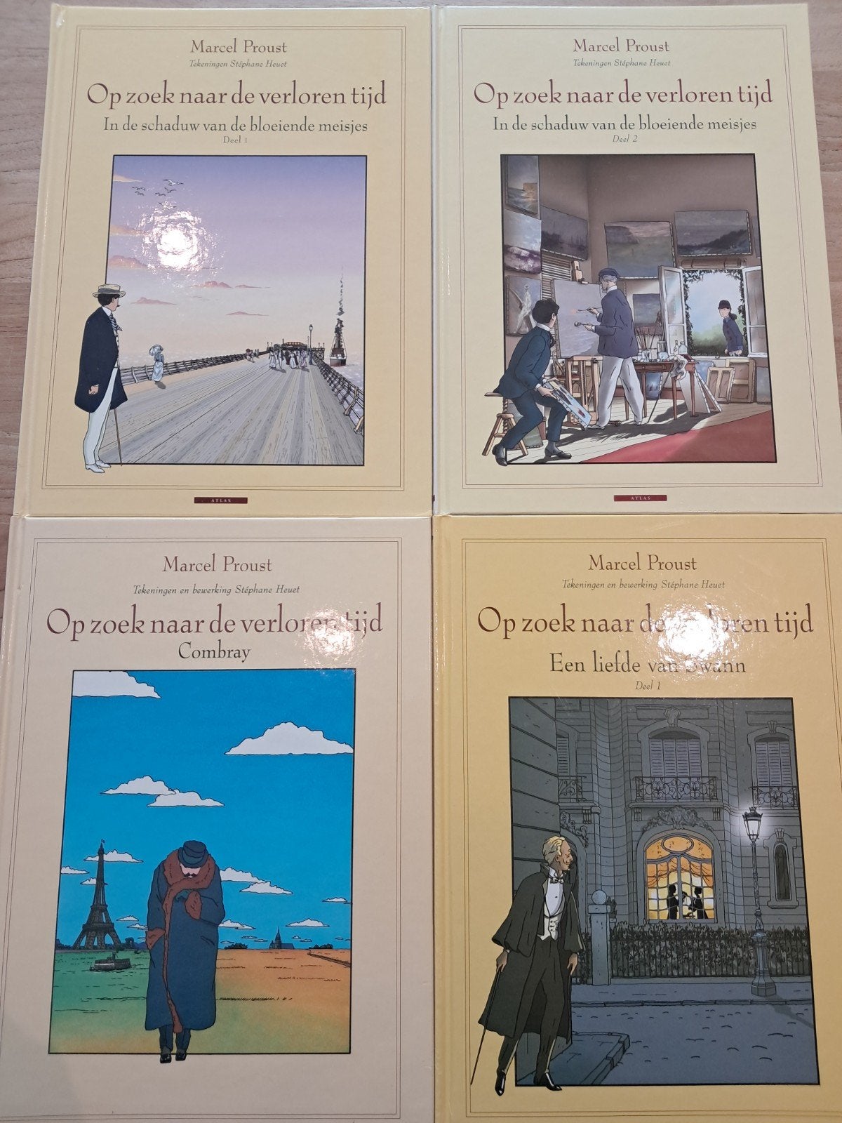 4 strips Marcel Proust, Livres, Plusieurs BD, Enlèvement ou Envoi, Marcel Proust, Utilisé