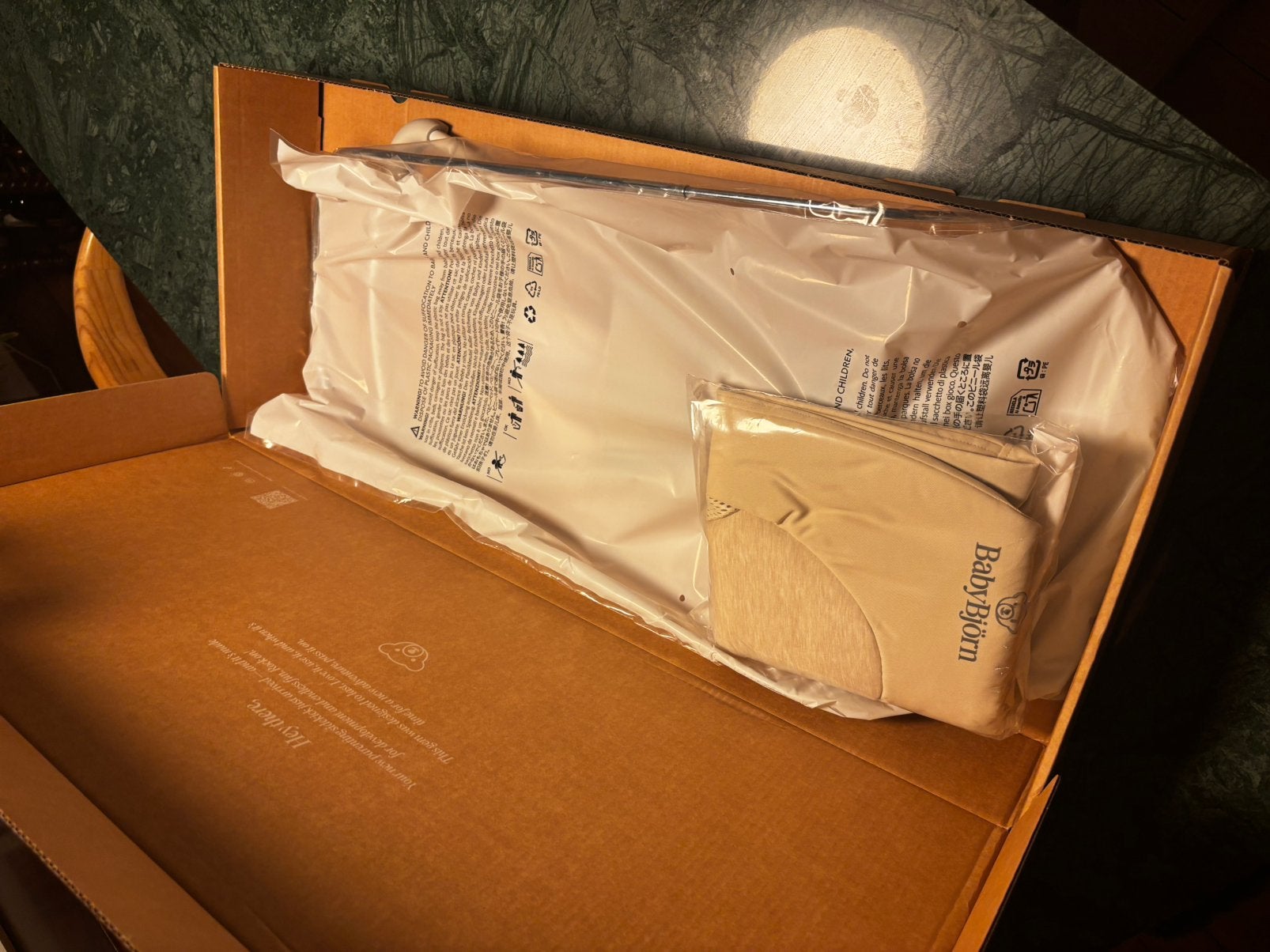 NIEUW - Baby Bjorn bouncer balance light beige, Ophalen, Nieuw, Stoel
