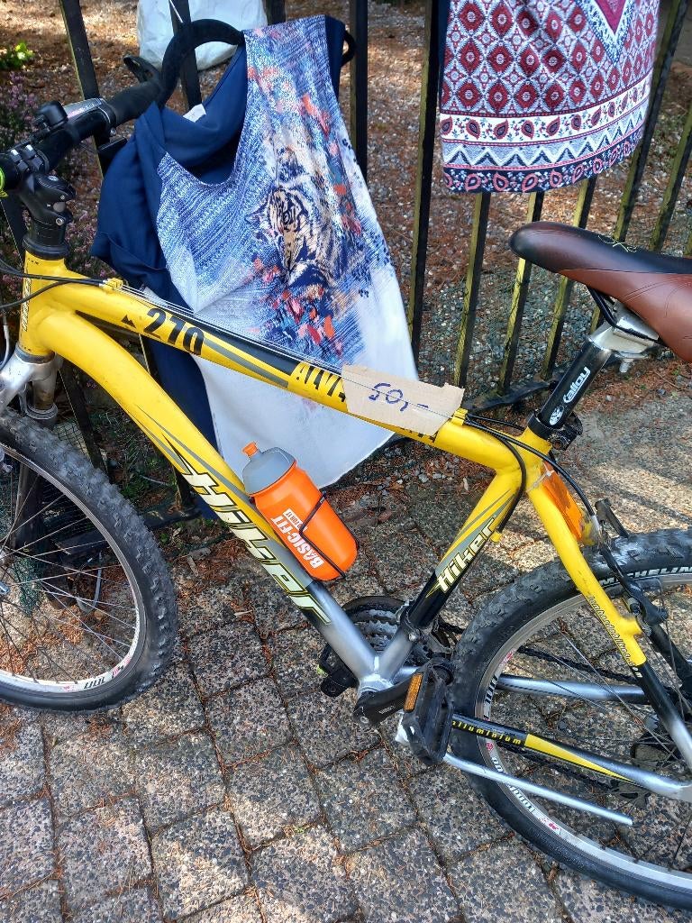 Te koop, Fietsen en Brommers, Gebruikt, 26 inch, 10 tot 15 versnellingen, Velgrem