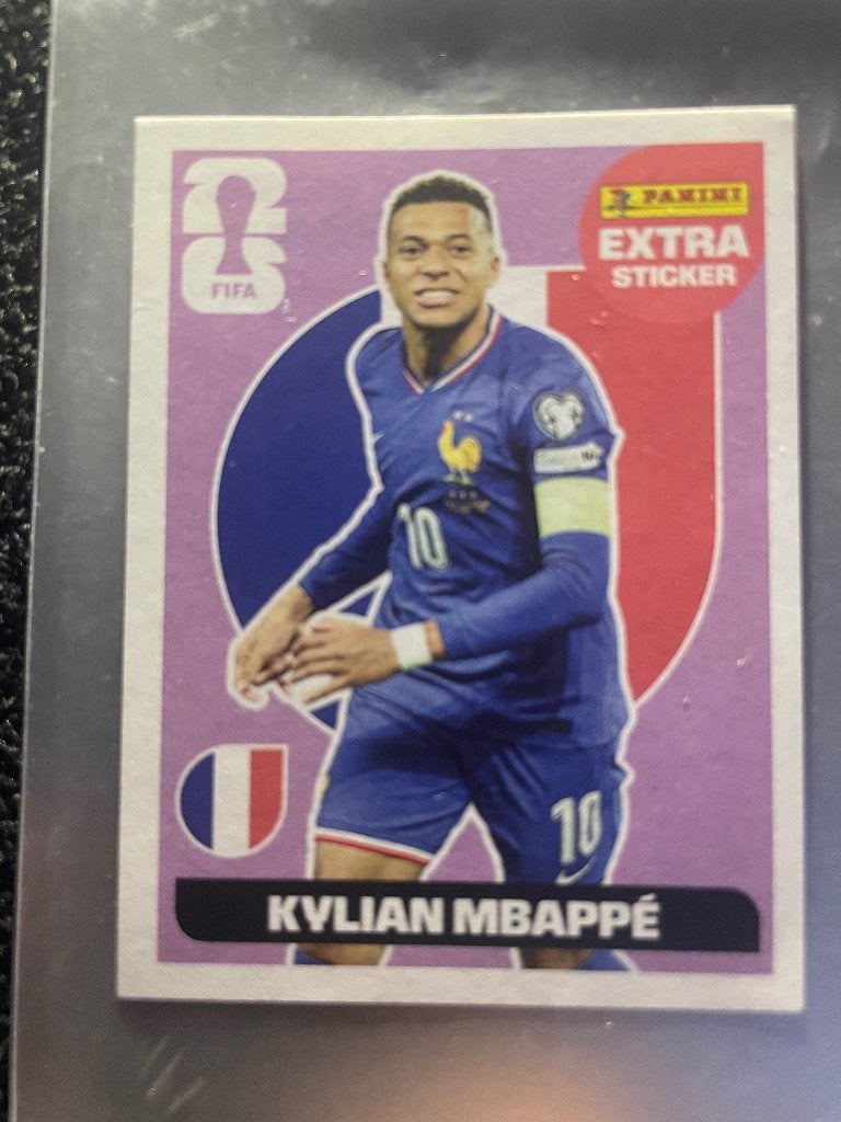 Panini WK 2026 - Mbappé - Extra Sticker, Ophalen of Verzenden, Nieuw, Sticker