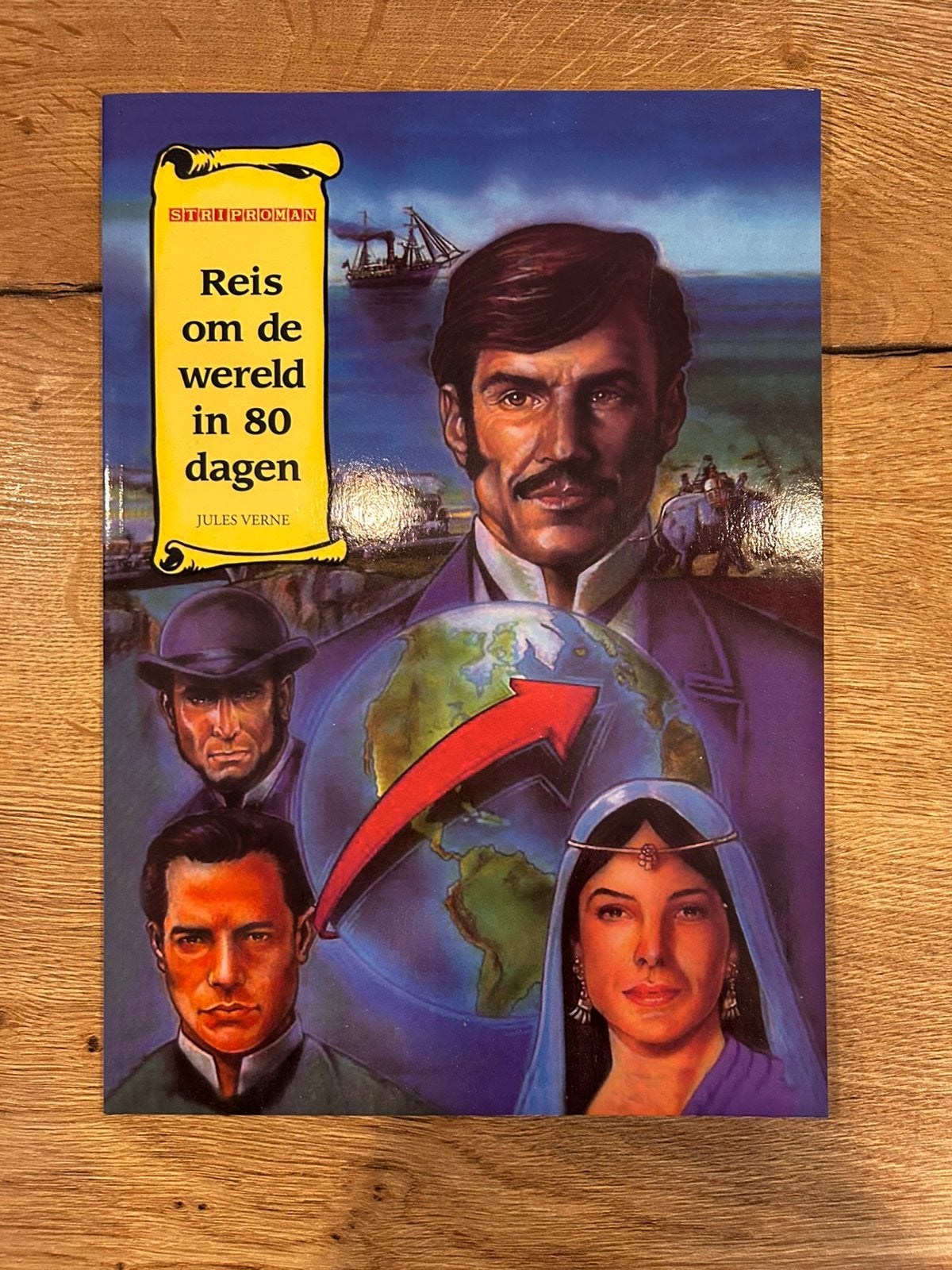 Reis om de wereld in 80 dagen - Strip - Jules Verne, Boeken, Eén stripboek, Ophalen, Nieuw