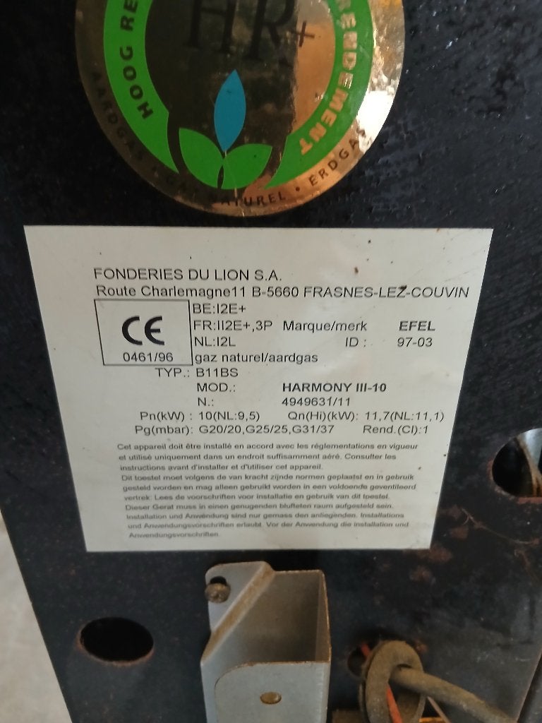 Gaskachel, Doe-het-zelf en Bouw, Ophalen, 30 tot 80 cm, Gebruikt, Hoog rendement (Hr)