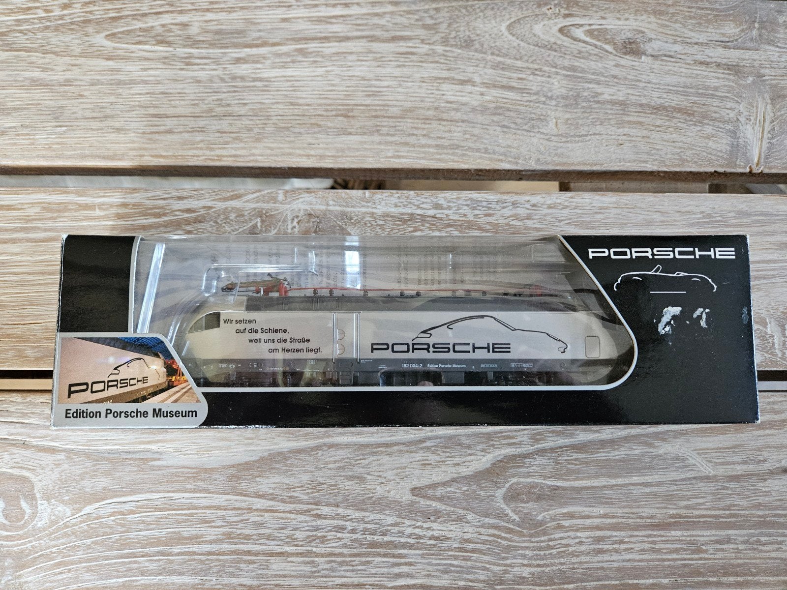 Piko Br182 livrée Porsche AC digital, Enlèvement ou Envoi, Courant alternatif, Piko, Utilisé
