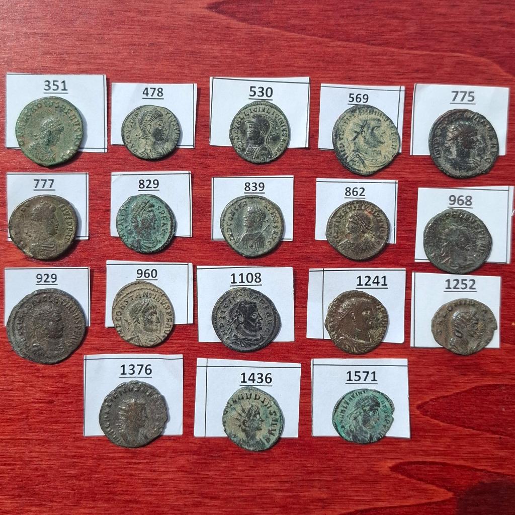 18x Romeinse munten lot (verschillende keizers), Postzegels en Munten, Ophalen of Verzenden, Overige landen, Losse munt